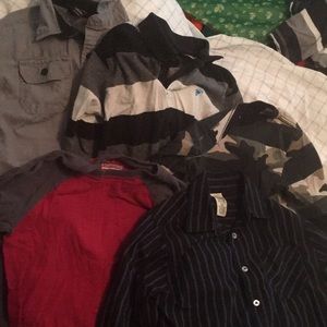 Lot of 5 long sleeved boys shirts